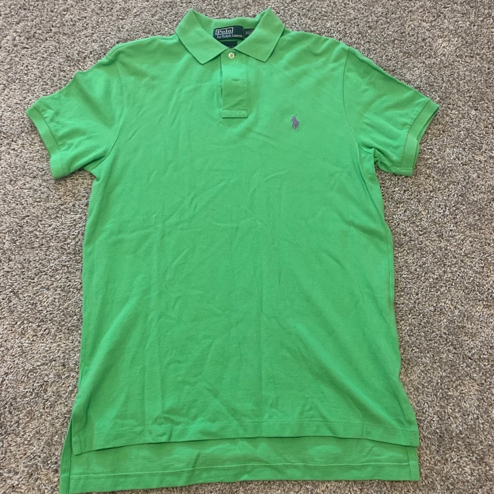 Lime green Ralph Lauren polo